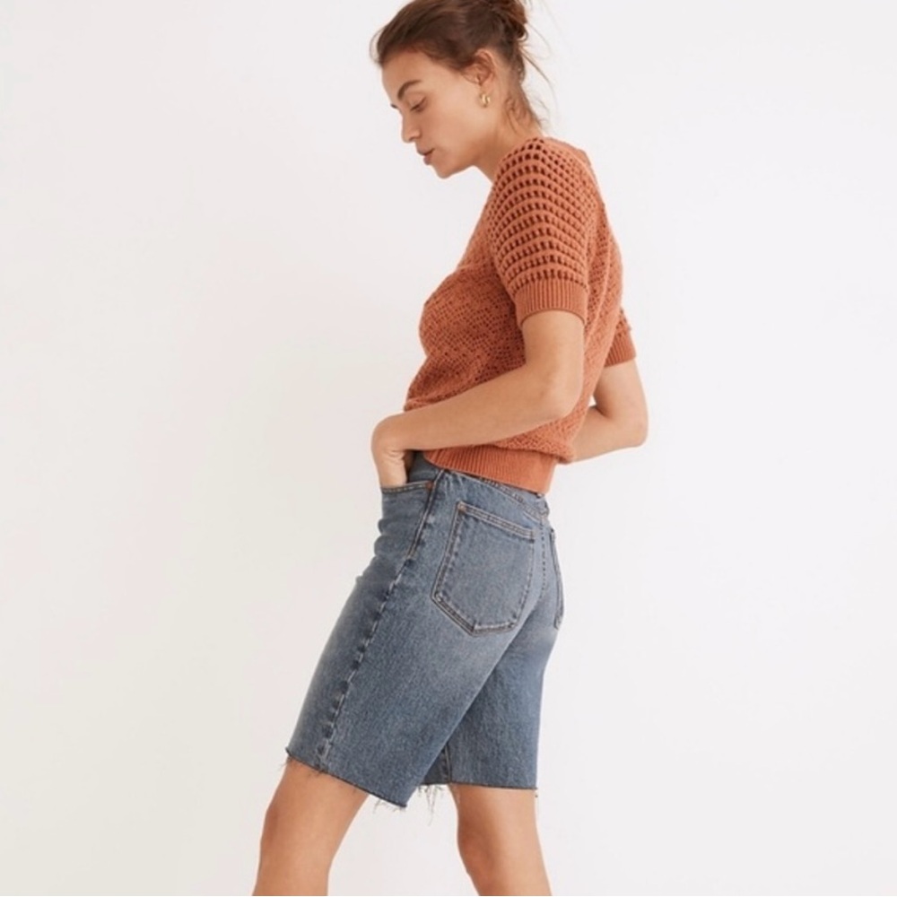Madewell Denim Jean Shorts in Medium Blue